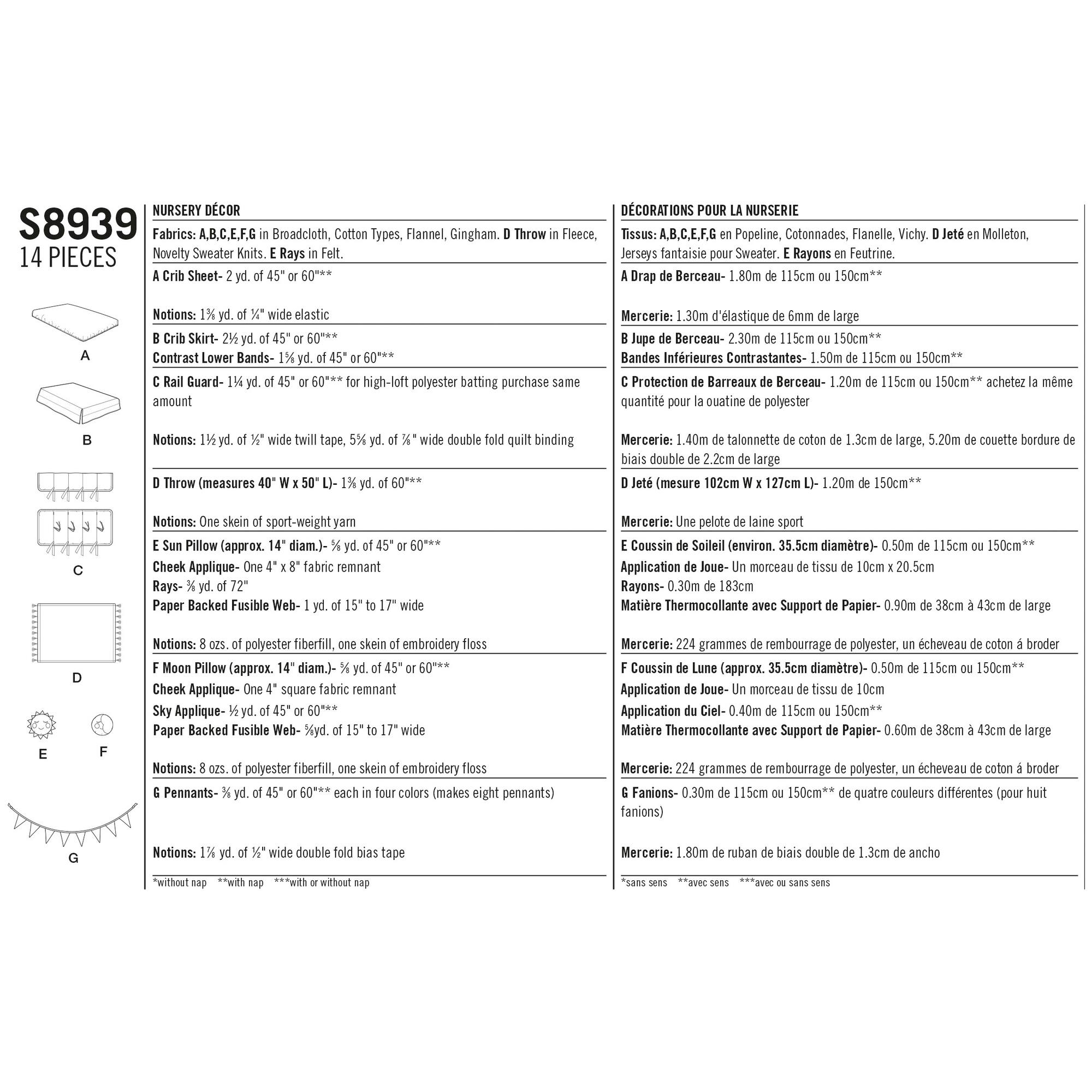 Simplicity® Pattern CS8939 (One Size)